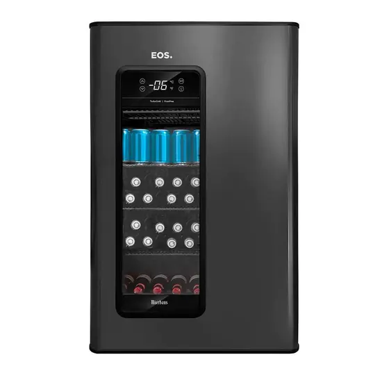 Cervejeira EOS Bierhaus 100 Litros Frost Free Inox Titanium 220V ECE110