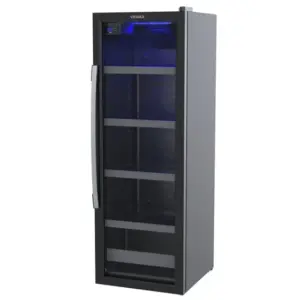 Cervejeira Expositora Venax Blue Light 200 Litros Preto Fosco 127V EXPVBL209