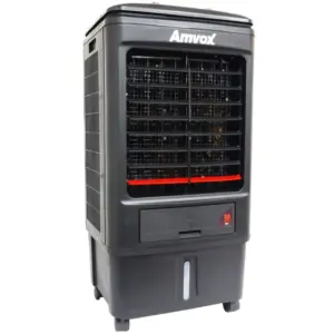Climatizador Evaporativo Portátil Amvox Industrial 18 Litros Frio Umidificador Preto 220V ACL 018 Climatizador Evaporativo Portátil Amvox Industrial 18 Litros Frio Umidificador Preto 220V ACL 018