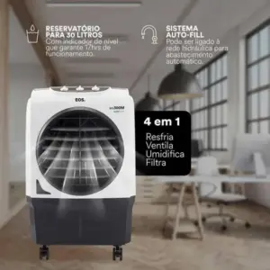 Climatizador de Ar EOS 30 Litros 127V Climatizador de Ar EOS 30 Litros 127V