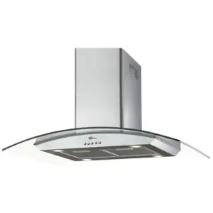 Coifa de Ilha Vidro Fischer Island 90cm Inox com Função Depurador e Exaustor 127V Coifa de Ilha Vidro Fischer Island 90cm Inox com Função Depurador e Exaustor 127V