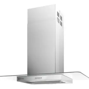 Coifa de Ilha Vidro Electrolux 90cm com LED Inox 127V Coifa de Ilha Vidro Electrolux 90cm com LED Inox 127V
