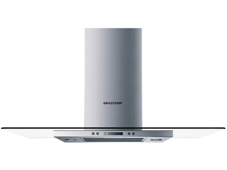 Coifa de Ilha Vidro Plano Brastemp 100cm para 5 e 6 Bocas BAV10AR
