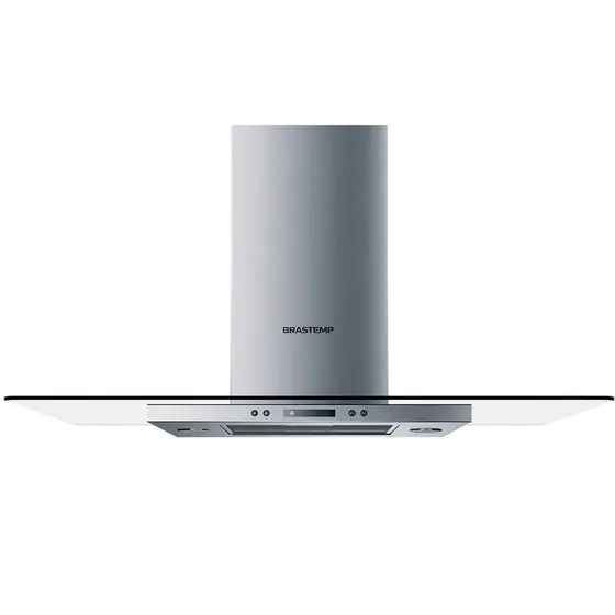 Coifa de Ilha Plana Brastemp 100cm Inox e Vidro 110V BAV10ARANA