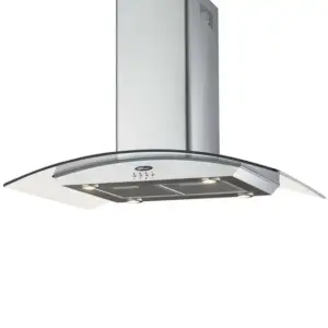 Coifa de Ilha Vidro Fischer Island 90cm em Aço Inox Coifa de Ilha Vidro Fischer Island 90cm em Aço Inox