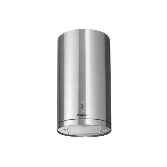 Coifa de Ilha Redonda Suggar Quartzo 35cm Inox 110V