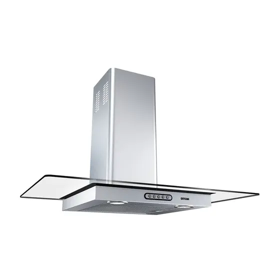 Coifa de Parede Vidro Reto Fogatti Slim 80cm Inox