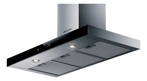 Coifa de Parede Brastemp 90cm Vidro Touch on Glass 127V