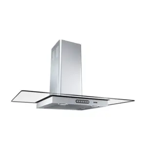 Coifa de Parede Vidro Reto Fogatti Slim 90cm Inox
