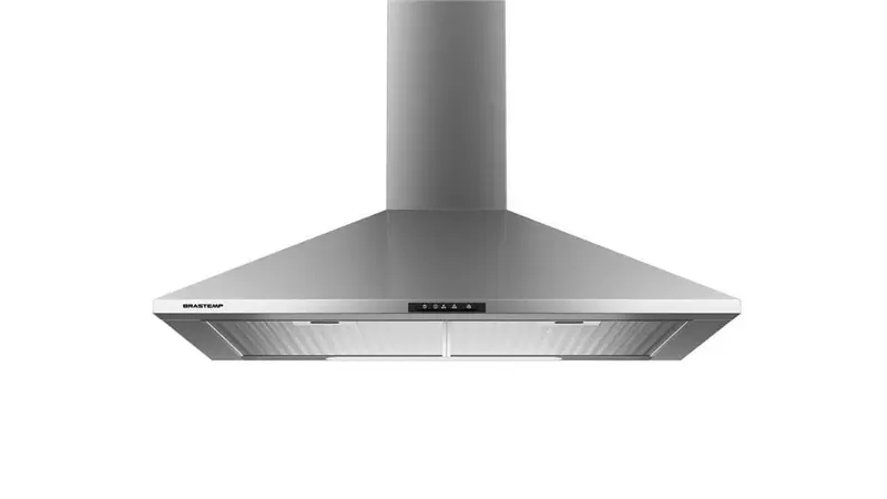 Coifa de Parede Piramidal Brastemp 60cm Inox Duplo Filtro BAI60BR
