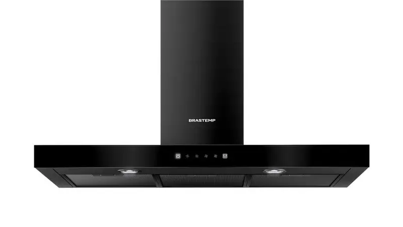 Coifa de Parede Brastemp Eclipse Collection 90cm Painel Touch on Glass BAE90AP