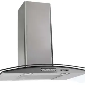 Coifa de Parede Vidro Curvo Fogatti Slim 90cm Inox para 4 a 6 bocas Coifa de Parede Vidro Curvo Fogatti Slim 90cm Inox para 4 a 6 bocas
