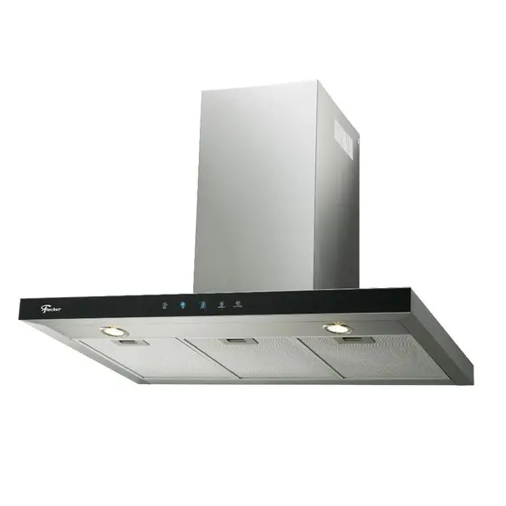 Coifa de Parede Fischer Infinity 90cm Vidro Preto