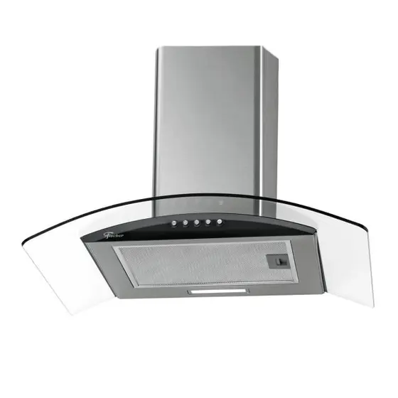 Coifa de Parede Vidro Curvo Fischer Talent Fit 60cm 220V