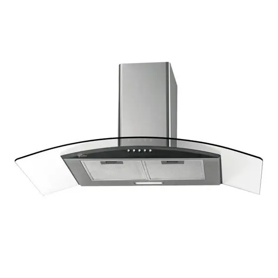 Coifa de Parede Vidro Curvo Fischer Talent Fit 90cm 220V