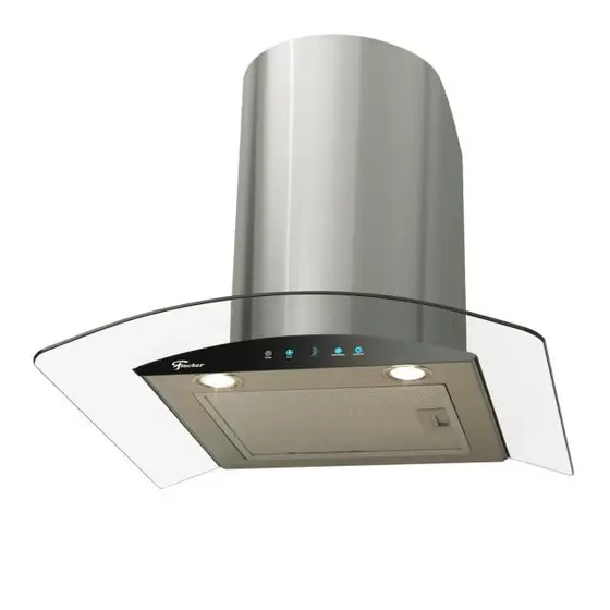 Coifa de Parede Vidro Fischer Talent Touch 60cm com Timer 127V