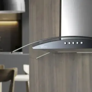 Coifa de Parede Vidro Curvo Fischer Fit 60cm 127V Coifa de Parede Vidro Curvo Fischer Fit 60cm 127V