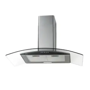 Coifa de Parede Vidro Curvo Fischer Fit 90cm 220V Coifa de Parede Vidro Curvo Fischer Fit 90cm 220V