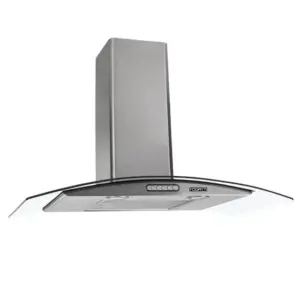 Coifa de Parede Vidro Curvo Fogatti Slim 80cm Inox 110V