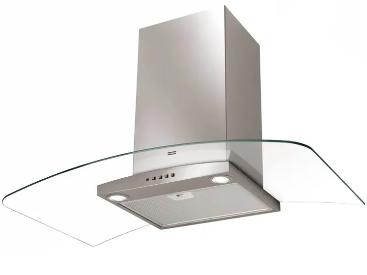 Coifa de Parede Vidro Curvo Franke Glass Ray 90cm