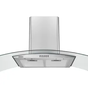 Coifa de Parede Vidro Curvo Mondial 90cm Inox CF90-01 Coifa de Parede Vidro Curvo Mondial 90cm Inox CF90-01