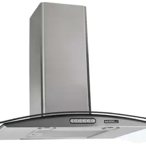 Coifa de Parede Vidro Curvo Nardelli Slim 80cm para 4 a 6 bocas Coifa de Parede Vidro Curvo Nardelli Slim 80cm para 4 a 6 bocas