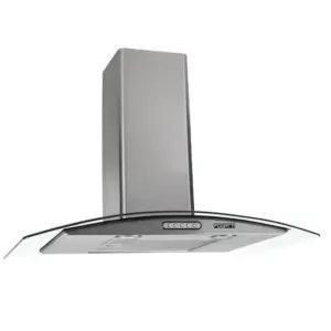 Coifa de Parede Vidro Curvo Fogatti Slim 75cm Inox 220V