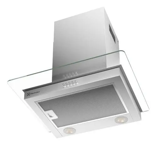 Coifa de Parede Vidro Curvo Electrolux 60cm com LED 220V