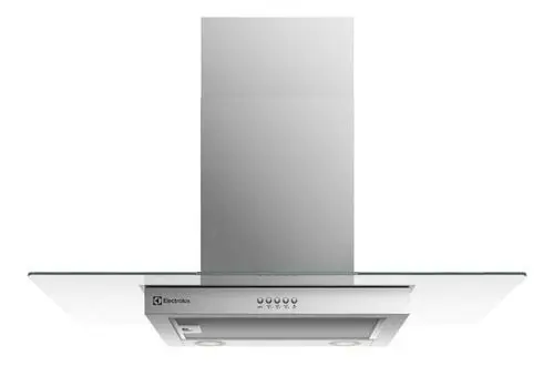 Coifa de Parede Vidro Curvo Electrolux 90cm com LED 220V