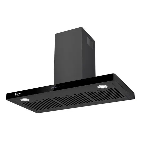 Coifa de Parede Inclinada EOS Maxxi Air 90cm Inox e Preto Digital Touch 220V EPCO90PTDP