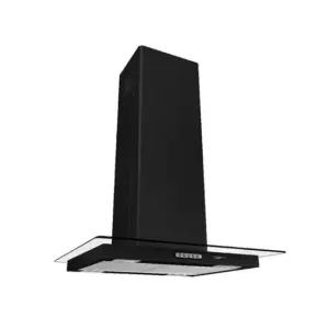 Coifa de Ilha Vidro Reto Fogatti Black Coifa de Ilha Vidro Reto Fogatti Black