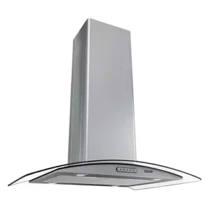 Coifa de Ilha Vidro Curvo Nardelli 75cm Inox 3 Velocidades Coifa de Ilha Vidro Curvo Nardelli 75cm Inox 3 Velocidades