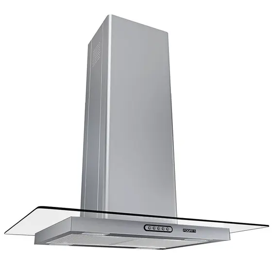 Coifa de Ilha Vidro Reto Fogatti 75cm