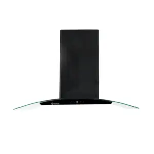 Coifa de Parede Vidro Curvo Gallant Milano 90cm Preta 220V GCO90VT1A Coifa de Parede Vidro Curvo Gallant Milano 90cm Preta 220V GCO90VT1A