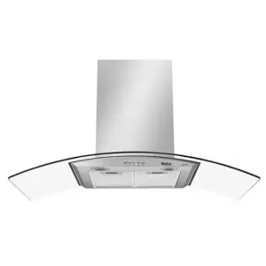 Coifa de Parede Vidro Curvo Philco Glass 90cm 110V