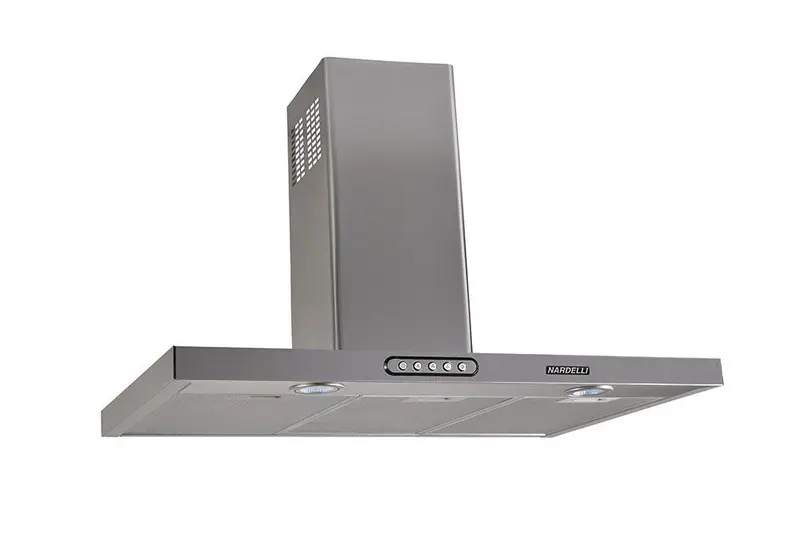 Coifa de Parede Retangular Nardelli Slim 75cm Inox para 4 a 6 bocas