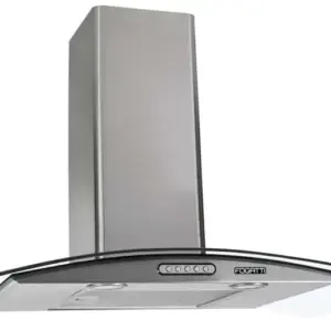 Coifa de Parede Vidro Curvo Fogatti 80cm Inox para 4 a 6 bocas Coifa de Parede Vidro Curvo Fogatti 80cm Inox para 4 a 6 bocas