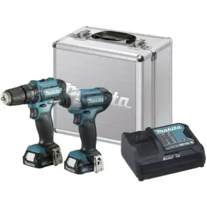 Kit Furadeira e Parafusadeira de Impacto Makita CXT 12V CLX228SAX
