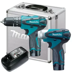 Kit Furadeira Parafusadeira de Impacto Makita + Parafusadeira de Impacto DK1493