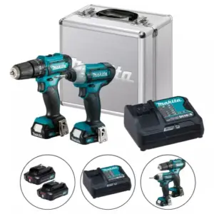 Kit Furadeira e Parafusadeira de Impacto Makita 12V (DF333D + TD110D) CLX224SAX