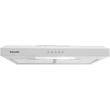 Depurador de Ar de Parede Suggar Slim 60cm Branco para 4 Bocas 110V DPS161BR
