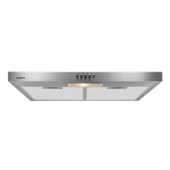 Depurador de Ar de Parede Mondial 60cm Inox 165W DP60-01