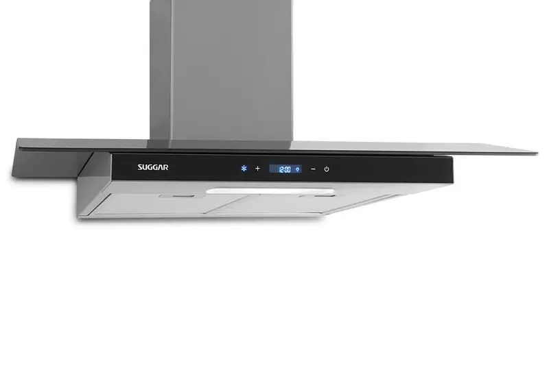 Depurador de Ar de Parede Suggar Vidrio Touch 90cm Inox 3 Velocidades