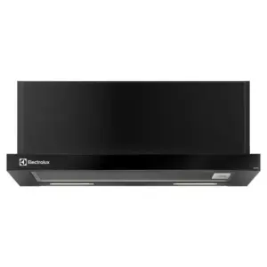 Depurador Retrátil Electrolux Efficient 60cm Preto com Luz de LED DE6RB