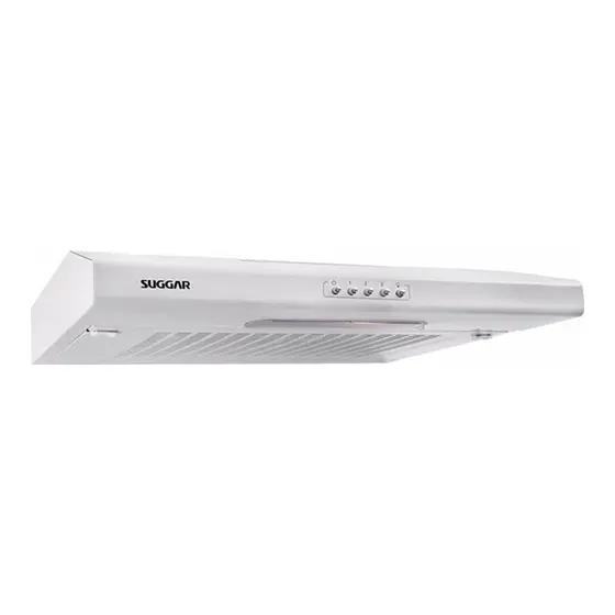 Depurador de Ar de Parede Suggar Slim 60cm Branco Manta 110V DI601BR