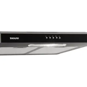 Depurador de Ar de Parede Suggar Slim 60cm para 4 Bocas 3 Velocidades DPS161PT Depurador de Ar de Parede Suggar Slim 60cm para 4 Bocas 3 Velocidades DPS161PT