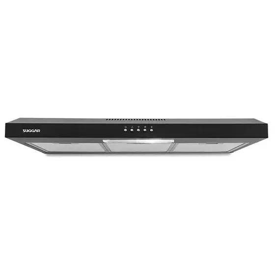 Depurador de Ar de Parede Suggar Slim 80cm Preto 3 Velocidades 220V DPS182PT