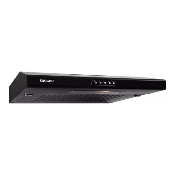 Depurador de Ar de Parede Suggar Slim 60cm Preto 105W 3 Velocidades 220V DI602PT