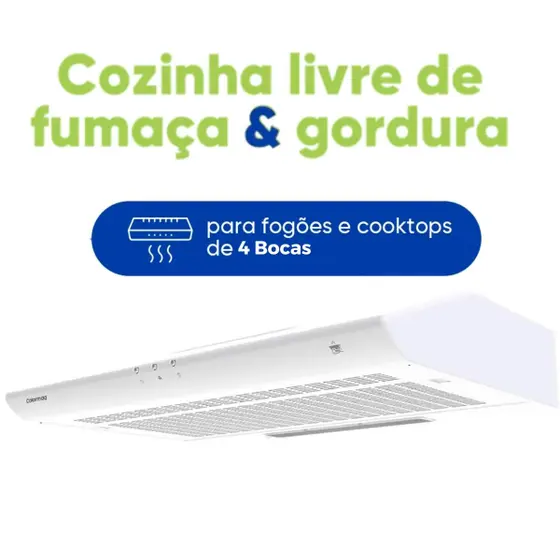 Depurador de Parede com Exaustor Colormaq 60cm Branco 127V