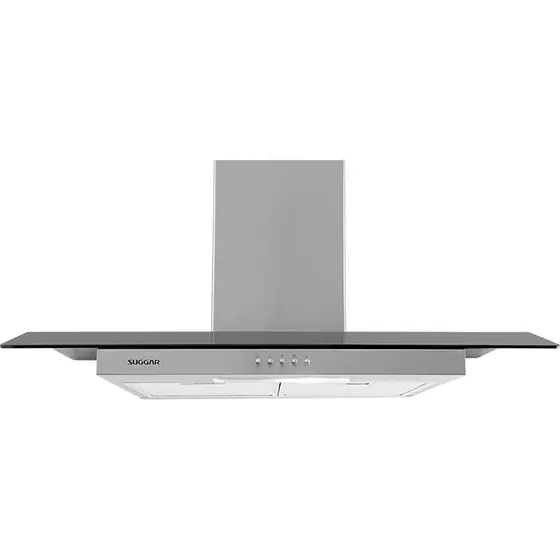 Depurador de Ar de Parede com Exaustor Suggar Vidrio 90cm Inox 220V DPV92IX